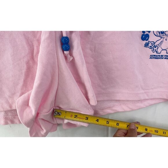 Lilo & Stitch "Stay Weird" Pink Drawstring Shorts 2XL - Picture 6 of 8